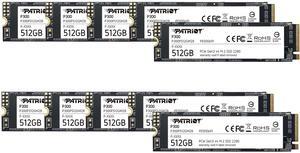 Patriot P300 512GB Internal SSD - NVMe PCIe Gen 3x4 - M.2 2280 - Solid State Drive - 10 Pack