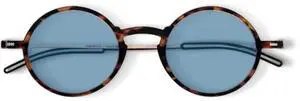 Always With You ThinOptics Blue Light Blocking Reading Glasses for Computers & Screens - Ultra Lightweight and Durable - Round Tortoise 1.5x