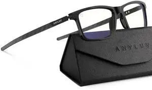 ANYLUV Blue Light Blocking Glasses for Men/Women Upgraded Carbon Fiber Temples Glasses Anti Eyestrain & Gaming Protection