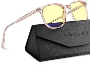 ANYLUV Blue Light Glasses for Woman Men, Womens Blue Light Blocking Glasses Computer Glasses Anti Eyestrain & UV400 ANYLUV Blue Light Glasses for Woman Men, Womens Blue Light Blocking Glasses Computer Glasses Anti Eyestrain & UV400