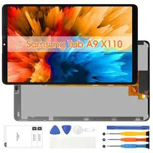 LCD for Samsung Galaxy Tab A9 Screen Replacement - for Samsung Tablet A9 LCD Touch Screen for Galaxy SM-X110 X115 Digitizer Touch Glass Assembly with Repair Tools (Black,8.7 inch)