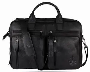 Cuero Estilo Premium Leather Laptop Bag - Handcrafted Floater Leather, 15-inch Laptop Sleeve, Multipurpose Work & Travel Bag - Durable, Stylish.