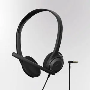 EPOS C1 Professional Headset with 3.5mm Plug - Supreme Comfort, Advanced Noise-Canceling Mic, Crystal-Clear Audio, Lightweight Fit, Ideal for Long Use, Fully Chromebook Certified, Wired On-Ear