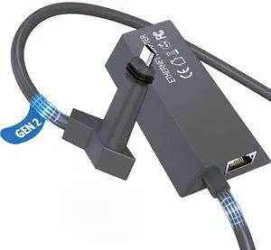 Starlink Ethernet Adapter Gen 2 for Wired External Network, Starlink RJ45 Gigabit Ethernet Adapter Support High Speed 1000Mbps