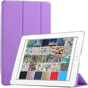 DuraSafe Cases for iPad 9.7 inch Old Model 4 3 2 Gen Case A1458 MD513LL/A A1416 MC705LL/A MD328LL/A MD333LL/A MD336LL/A A1395 MC769LL/A MC954LL/A MC960LL/A MC979LL/A A1459 MD511LL/A - Lavender