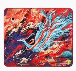 Mouse Pads EspTiger QingSui Xuan - XuanNiao (480 x 400 x 4mm) Standard Size Silky Ultra-Fine Woven Fabric Skin-Friendly Cloth Large Gaming Mousepad - Multi-Color Firebird Design