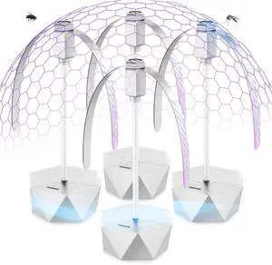 GUIDOT Fly Bug Fans for Food Tables, Fly Control Spinner Table Top Keep Flies Away from Patio Picnic Party Restaurant Kitchen Camping and BBQ