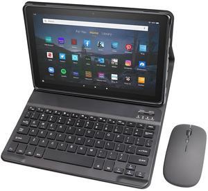 GYSDCAZ Keyboard Case for  Kindle Fire HD 10&10 Plus (2021&2023) 10.1 inch, Detachable Bluetooth Keyboard with Mouse