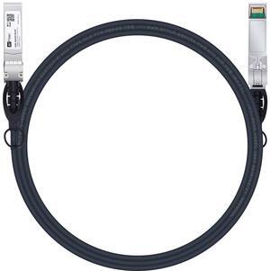 H!Fiber 2 Pack SFP Cable, 10G SFP+ DAC, 3m(9.8ft), 10GBASE-CU Passive Direct Attach Copper Twinax Cable for Cisco SFP-H10GB-CU3M, Ubiquiti UniFi UC-DAC-SFP+, Meraki, Mikrotik, Intel, Fortinet, Netgear