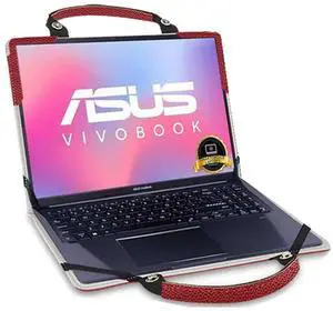 Laptop Case Cover Sleeve for ASUS Zenbook 14 OLED UX3405 UX3405MA-PH77/Zenbook 14 OLED UM3406 UM3406HA-PS76T with Portable Bag with Bag Handle,Red