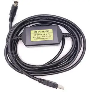 LITKEQ USB-1761-CBL-PM02 USB Programming Cable for AB Micrologix 1000 1100 1200 1400 1500 Series