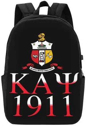 Mklgeowjc Fraternity Paraphernalia Gifts Rucksack Lightweight And Durable 600d Oxford Laptop Rucksack - Large Capacity For Outdoor Adventures, Travel & Business Errands