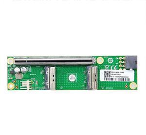 NFHK Adapter Dual MCIO 8i Mini Cool Edge IO SFF-TA-1016 to PCIE5.0 PCI-Express 16x VROC Adapter for Mainboard SSD Graphics Card