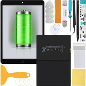 A1484 Battery for iPad Air, iPad 5th Gen, iPad 6th Gen, iPad 7th Gen, iPad 8th Gen, 8827mAh Battery for iPad A1474 A1475 A1476 A1822 A1823 A1893 A1954 A2197 A2198 A2200 A2270 A2428 A2429 A2430