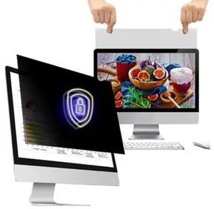 WELINC 27 Inch - 16:9 Aspect Ratio - Computer Privacy Screen Filter for Widescreen Monitor - Anti-Glare - Anti-Scratch Protector Film - Protects Your Eyes from Harmful Glare and Blue Light
