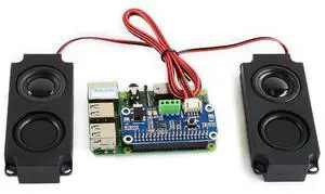 WM8960 Hi-Fi Sound Card HAT for Raspberry Pi 5/Pi 4B/3B+/Pi3B/Pi Zero 2W/ Zero W/Zero WH, Support Stereo Encode/Decode, Play/Record, Directly Drives Speakers to Play Music
