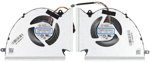 New CPU + GPU Cooling Fan Replacement for MSI GE76 GP76 WE76 MS-17K3 MS-17K2 MS-17K1 Series PABD1A010SHR-N451 PABD1A010SHL-N452 DC12V 0.6A Fan New CPU + GPU Cooling Fan Replacement for MSI GE76 GP76 WE76 MS-17K3 MS-17K2 MS-17K1 Series PABD1A010SHR-N451 PABD1A010SHL-N452 DC12V 0.6A Fan