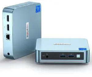PELADN WI-4 Mini PC,11th Gen N5095(up to 2.9GHz) 16GB DDR4, 512GB SSD, Small Desktop PC with 4K HD, BT4.2, Dual HDMI Ports, 2.4G/5G WiFi, and Gigabit Ethernet Support