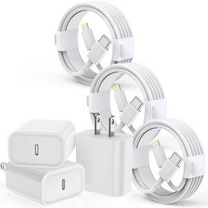 iPhone Charger Cord 6FT,3Pack[(Apple MFi Certified)] USB C iPhone Fast Charger Quick Apple Cord Lightning Cable for iPhone 14/13/12/11 Pro Max/XR/X/XS
