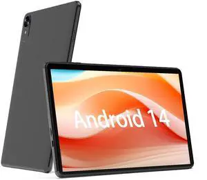 HUIHUANG Tablet 10 inch Android 14 Tablets, 6GB RAM 64GB ROM 1TB Expand, Octa-core Processor, 1280x800 LCD Touch Screen, WiFi 6, Dual Camera, BT5.0, 6000mAh Battery
