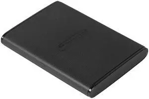 Transcend 500GB ESD270C, External Solild State Drive, Portable SSD, One Touch to Back up, One-Time Password to Unlock, Type-A and Type-C Cables Included - TS500GESD270C