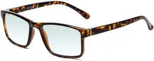 Medspex L2007 Photochromic Transition Glasses Tortoise Havana/Blue Therapeutic Color Therapy Light Sensitivity Chromotherapy
