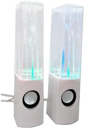 Gikfun USB 7 Colour LED Water Speaker with Dancing Fountain Light Show Sound Effect for Computer, MP3 Player, Laptop, Smartphone etc. 3.5mm Audio Output EK8485