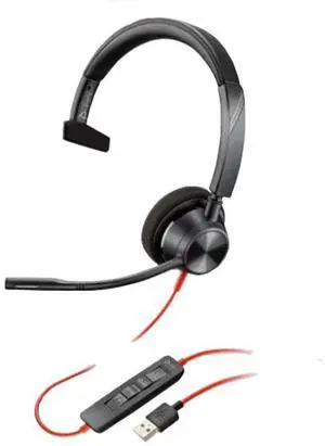 Plantronics Poly Blackwire 3310 USB-A Wired Headset - 213928-101