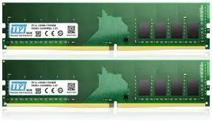 LIYI 16GB (2x8GB) DDR4 2400MHz RAM Kit | PC4-19200 1.2V CL17 Unbuffered Non - ECC | 288-Pin UDIMM | Intel 7th/8th Gen & AMD Ryzen 1st Gen | XMP 2.0 Dual Channel Desktop Memory