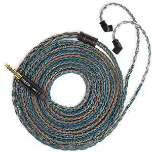 KBEAR ST16 Plus Long IEMs Earphone Cable with QDC-Type Pin for KZ ZSN, ZS10, ASX, CRA
