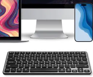 Macally Bluetooth Keyboard for Mac - Premium Compatible Wireless Apple Keyboard for MacBook Pro/Air, iMac, Mac mini/Pro, iPad, Laptop, and PC