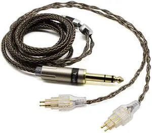 Youkamoo Replacement Upgrade Cable Compatible for Sennheiser HD650, HD600, HD660S, HD660S2, HD580, HD58X, Massdrop HD6XX Headphones with 1/4" 6.35mm Plug