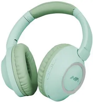 XuanGui Over Ear Bluetooth Headphones, Foldable Wireless Headphones with 20H Playtime HiFi Stereo, Bluetooth 5.3, FM/TF for Home Office Travel NX200, Green