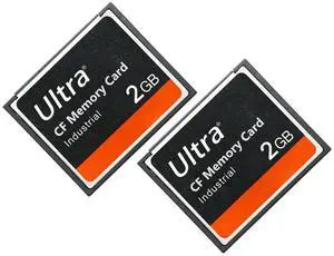 High Speed CF Card Ultra 2GB CF Memory Card Original SLR Camera Card 2GB (2Pack) Designed for Photographers