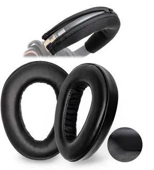 Voarmaks Lambskin Ear Pads Cushion Headband Protective Cover Refresh Kit Compatible with Sennheiser PXC480 PXC550,PXC 550-II,MB660 UC,MB 660 MC Headphone Replacement Earpads
