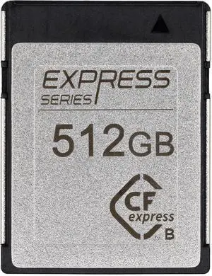Novachips 512GB Express CFexpress Type B Memory Card - up to 8K RAW - Nikon Z6/Z8/Z9, Canon EOS-R3/R5/R5C, Other Cameras (NN765C512GTX9)