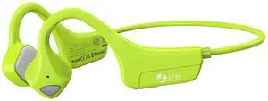 YouthWhisper Bone Conduction Headphones Bluetooth, Open Ear Wireless Headset with Mic, Sweat Resistant Earbuds for Runnig Workout Hiking Running Fitness Walking (Green)