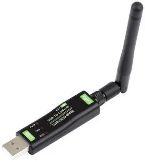 Waveshare USB to LoRa Data Transfer Module, Based On SX1262, Suitable for Data Acquisition in Industry and Agriculture-TCXO Crystal oscillator