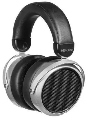 HIFIMAN HE400SE Stealth Magnets Version Over-Ear Open-Back Full-Size Planar Magnetic Wired Headphones for Audiophiles/Studio, Great-Sounding, Stereo, High Sensitivity, Comfortable, Sliver