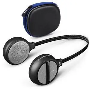 OutdoorMaster Wireless Bluetooth 5.0 Ski Helmet Drop-in Headphones HD Speaker Chip Compatible with Audio-Ready Helmet with Built-in Mic for Motorcycling Easy Control Buttons IP45 Sweat-Resistance