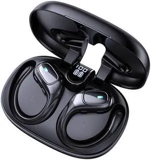 Wireless Earbuds,True Wireless Bluetooth 5.3 Earbuds,75H Playtime IPX7 Waterproof Headphones with LED Digital Display & CVC 8.0 Noise Cancelling Mic in-Ear Earphone for iPhone Android