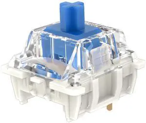Gateron G Pro 3.0 Blue Switches for Mechanical Keyboard,3-Pin 60gf Clicky/Pre-Lubed/Pin-Enhanced Switches(72pcs,Blue)