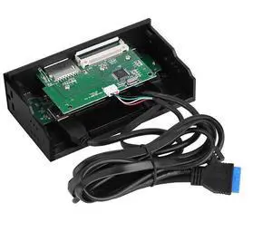 fosa 5.25 Inches Multifunction Internal Card Reader Dashboard PC Front Panel Card Reader and USB 3.1 3.0 Port +MS/XD / M2 / MSO