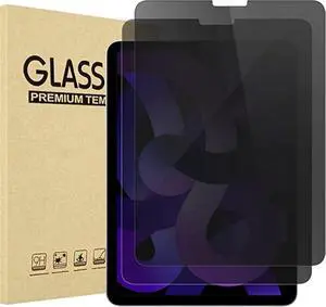 ProCase 2 Pack for iPad Air 5th 2022/ Air 4th 2020/ iPad Pro 11 4th 2022/ 3rd 2021/ 2nd 2020/ 1st 2018 Privacy Screen Protector, Anti-Spy Tempered Glass for 10.9 iPad Air 5 4 / iPad Pro 11" 4 3 2 1