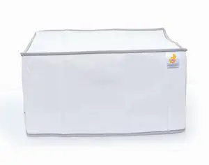 The Perfect Dust Cover LLC White Nylon Printer Cover, Compatible with Canon Color ImageCLASS MF743Cdw, MF745Cdw, MF746Cdw, Anti Static, Waterproof, Dimensions 18.8''W x 18.8''D x 18.4''H