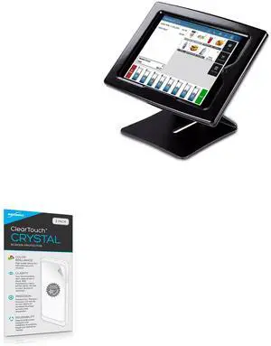 BoxWave Screen Protector Compatible with Gilbarco Passport POS 15" - ClearTouch Crystal (2-Pack), HD Film Skin - Shields from Scratches
