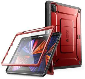 SUPCASE for iPad Pro 11 Inch Case 4th/3rd/2nd Generation 2022/2021/2020 (Unicorn Beetle Pro), [Built-in Screen Protector & Stand & Pen Holder] Full-Body Rugged Cover for iPad Pro 11 Inch, Ruddy