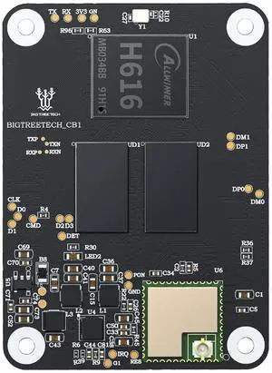 BIGTREETECH CB1 V2.2 Core Control Board, 1GB RAM, 100M Ethernet + 100M WiFi, Support HDMI, Compatible with Raspberry Pi 4, Pi4B Adapter, Manta M8P/ M4P Motherboard to Run Klipper Firmware