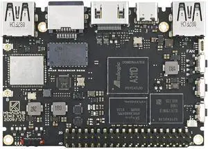 Khadas Single Board Computer, VIM3 Basic Amlogic A311D,Faster CPU,Neural Processing Unit for A.I.Switchable PCIe and USB 3.0,Dual Independent Displays,Dual Cameras(2+16GB)