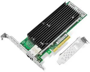 10Gb PCI-E NIC Network Card,Single Copper RJ45 Port with Intel X540-T1 Controller,PCI Express v3.0 X8,Ethernet Adapter for Windows Server/Windows/Linux/ESX, Compare to Intel X540-BT1